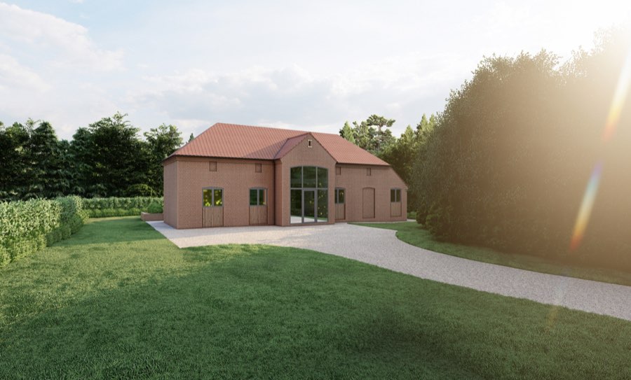 Visualisation of Barn Inspired Grand Design, Rural Nottinghamshire, view 5