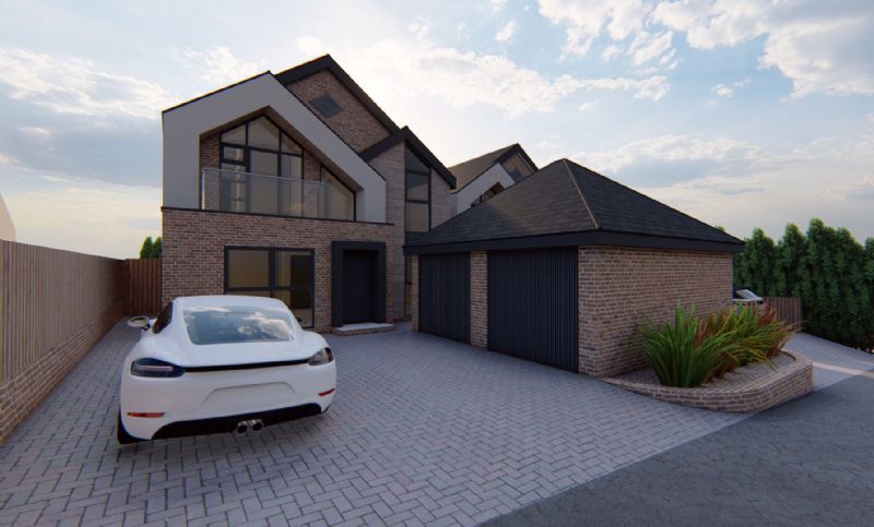 Visualisation of Bespoke Two Dwelling Concept Development, Nottinghamshire, view 2