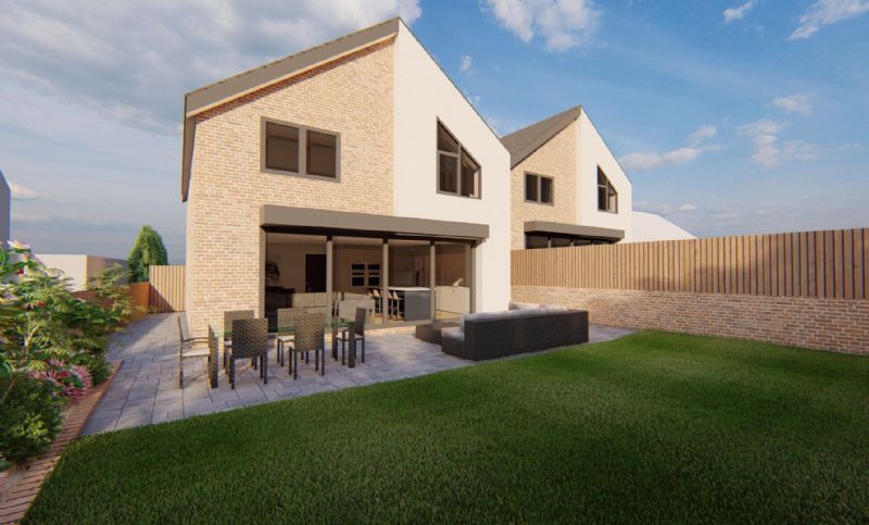 Visualisation of Bespoke Two Dwelling Concept Development, Nottinghamshire, view 4
