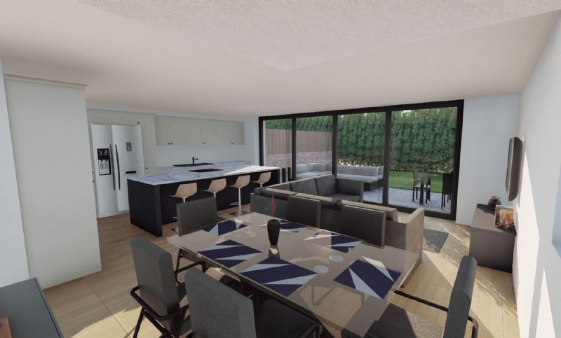 Visualisation of Bespoke Two Dwelling Concept Development, Nottinghamshire, view 5