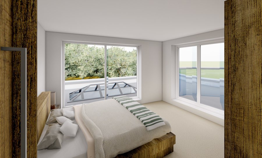 Visualisation of Contemporary Grand Design Extension, Mapperley, Nottingham, view 3