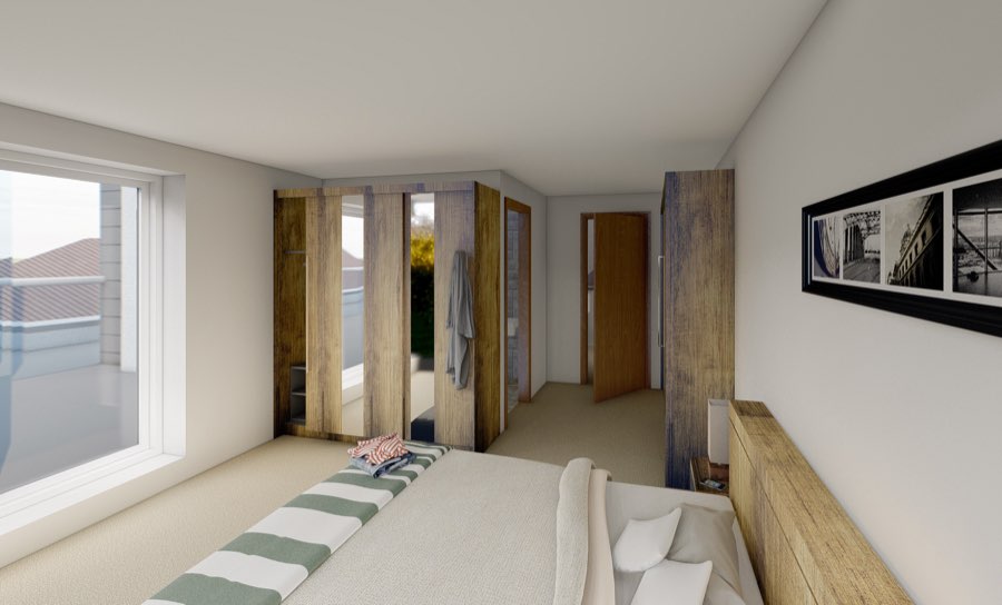 Visualisation of Contemporary Grand Design Extension, Mapperley, Nottingham, view 5