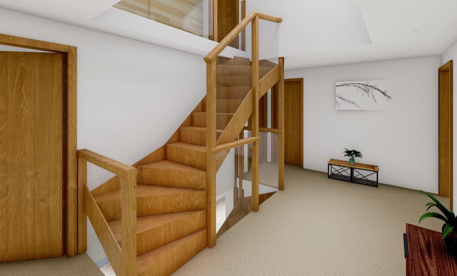 Visualisation of Contemporary Grand Design Extension, Mapperley, Nottingham, view 6