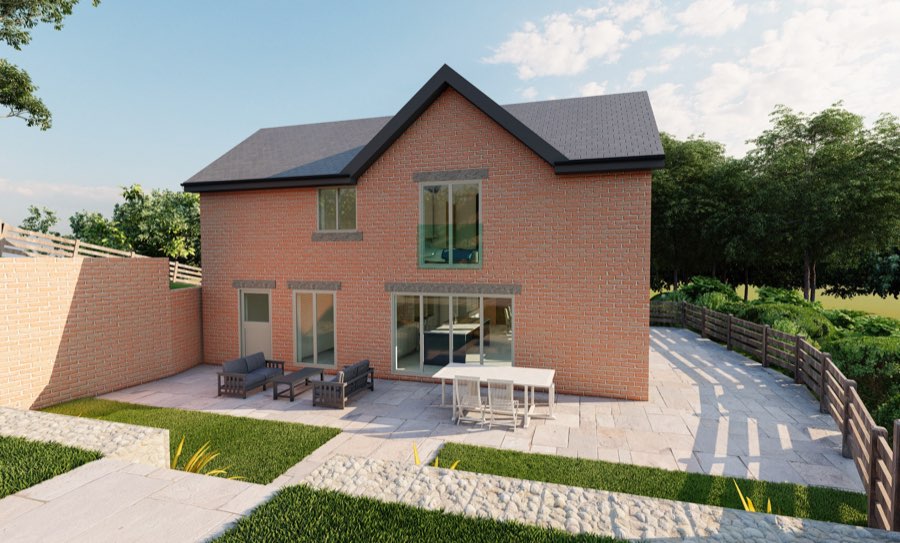 Visualisation of Grand Design New Build, Nottinghamshire, view 2
