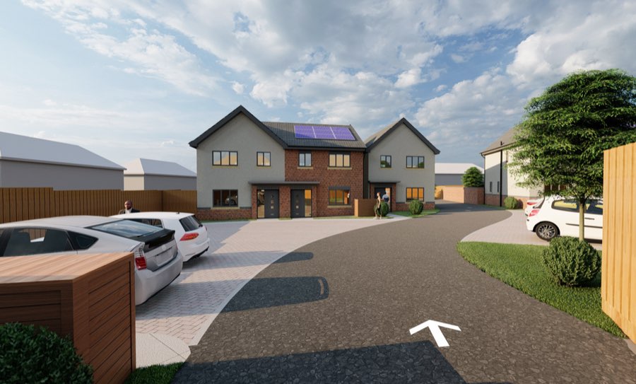 Visualisation of Regeneration of Brown Field Site, Nottinghamshire, view 1