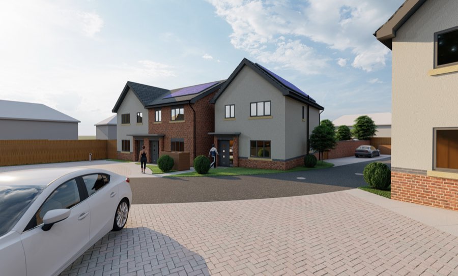 Visualisation of Regeneration of Brown Field Site, Nottinghamshire, view 2