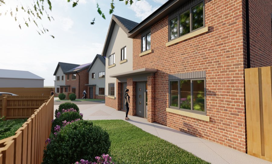 Visualisation of Regeneration of Brown Field Site, Nottinghamshire, view 4